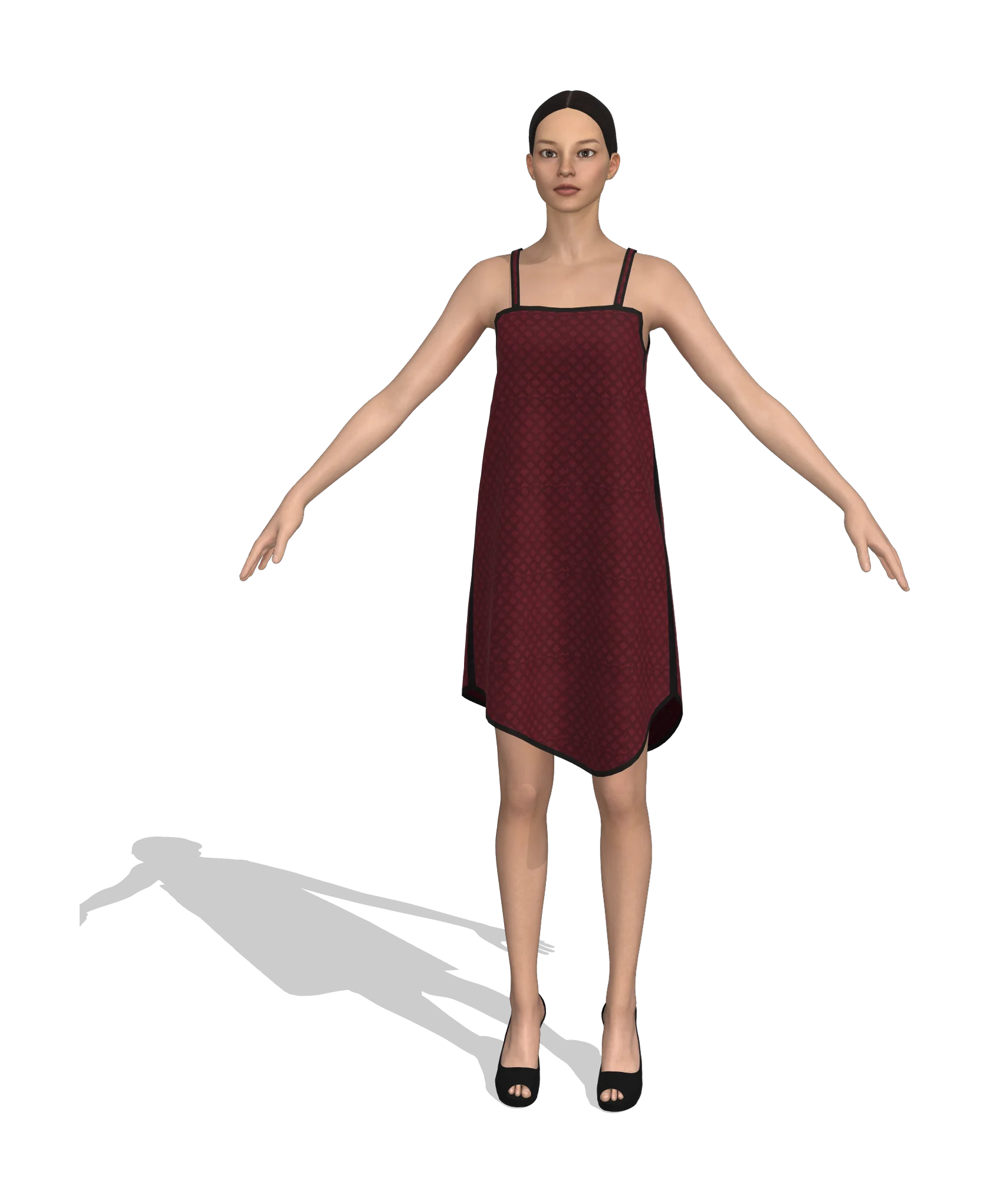 KDscion p118 sleeveless shift dress